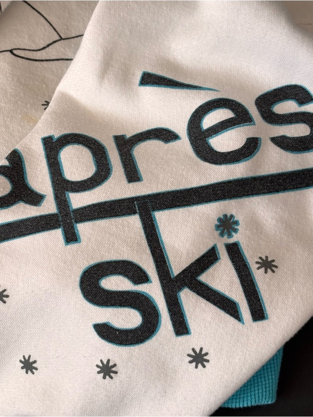 Vintage 90’s Christopher A Apres Ski Women’s Sweatshirt Sz L - Picture 6 of 8
